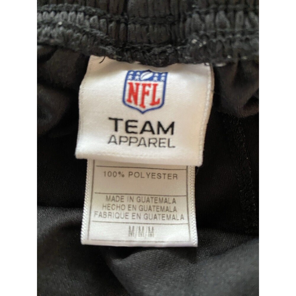 NFL Pittsburgh Steelers #43 Polamalu Mens Sz M Black Shorts Drawstring Waist - Picture 7 of 10